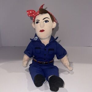 Little Thinker "Rosie" The Riveter Bean Bag Plush‎ Doll 13" 20.00